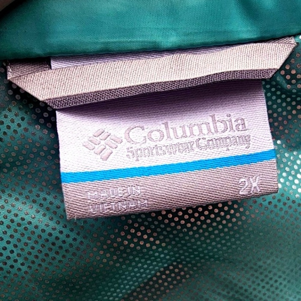 Columbia Delta Ridge 2X Teal 650 Down Omni-Heat PufferJacket Jewel Tone Gorpcore - Picture 11 of 12
